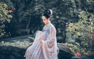 通勤古装汉服穿搭图片，通勤服装照片