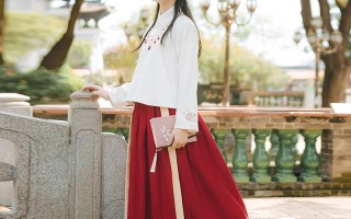 长裙汉服冬季穿搭，长裙汉服冬季穿搭图片